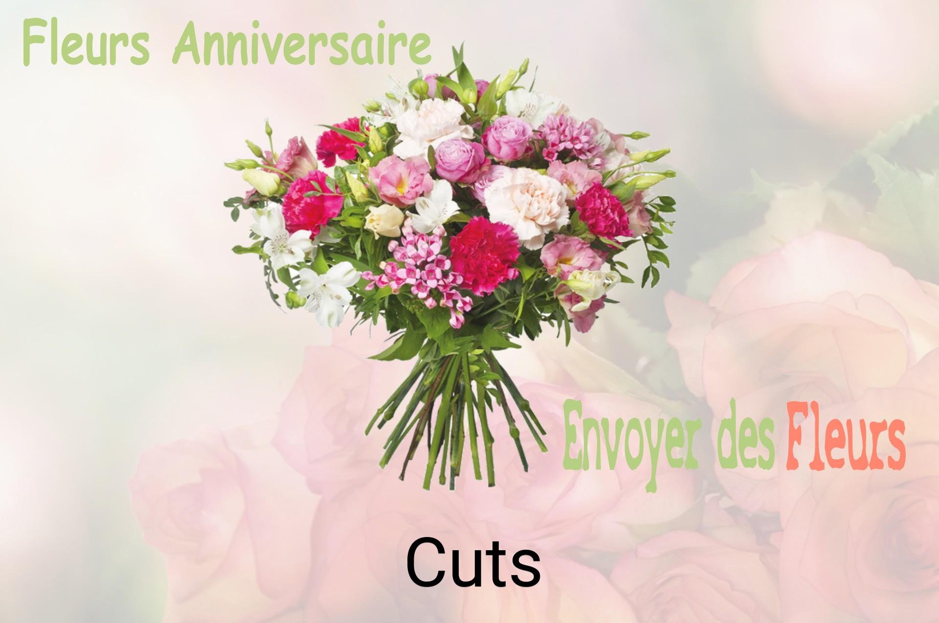 Bouquet de fleurs d’anniversaire livré à Cuts