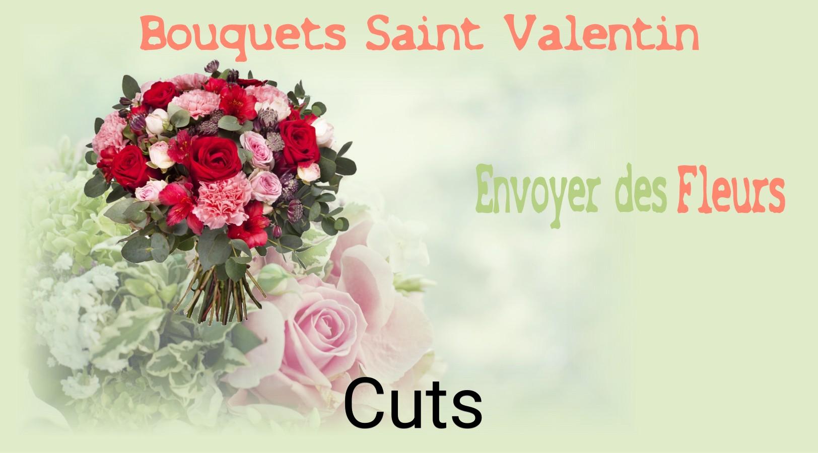 Roses de Saint-Valentin livrées à Cuts